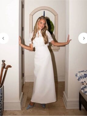 ISO- Cocolillys The Perfect Shower Dress and Capelet - Ivory in size Medium!!!!